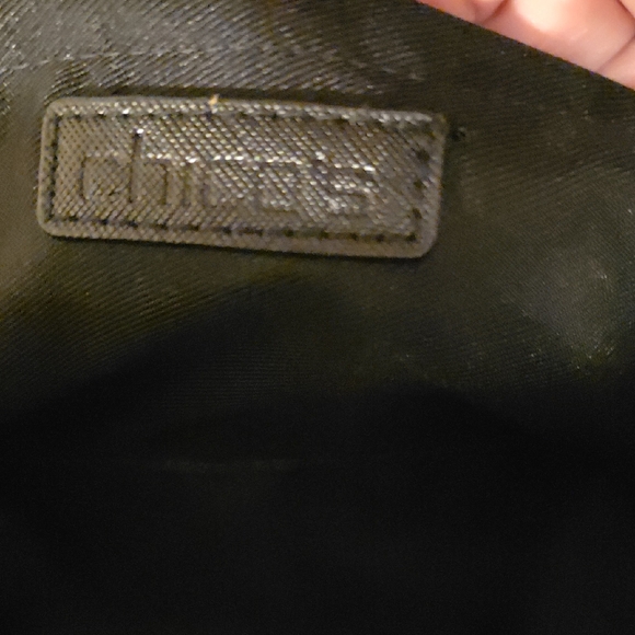 Chico's Black Woven Shoulder Bag with Gold Accents [2/$20] - Picture 2 of 5